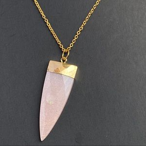 Moonstone Gemstone Gold Necklace
